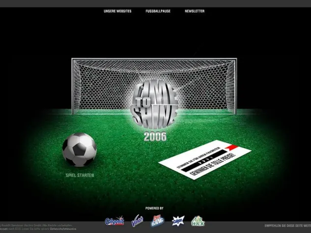 Bild: Glänzende Fußball-Unterhaltung mit  time-to-shine.com