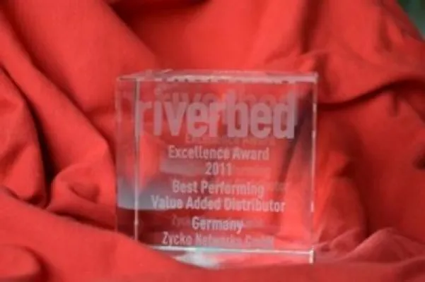 Bild: Zycko Networks erhält "Riverbed Excellence Award 2011" als "Best Performing Value Added Distributor Germany"