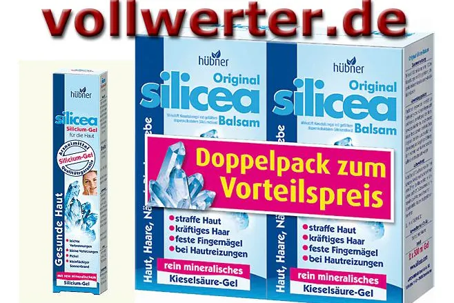 Bild: Silicea Silicium-Gel von Hübner ab sofort im Reformhaus Online-Shop erhältlich