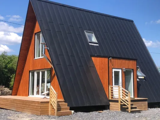 Bild: Ein Traumhaus mit Holz und Klarheit