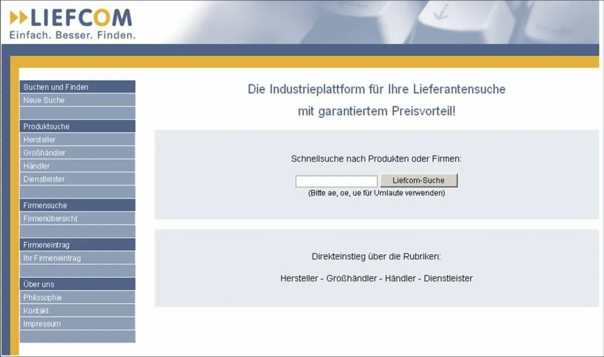 Startseite liefcom.de