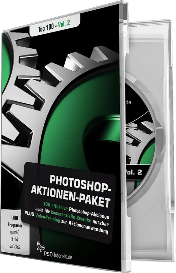 Photoshop-Aktionen-Paket - Vol. 2 - Top 100 Aktionen für Photoshop von PSD-Tutorials