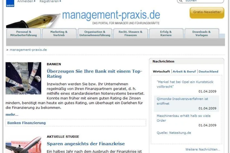 Bild: WEKA MEDIA bringt neues Portal für Manager und Führungskräfte auf den Markt