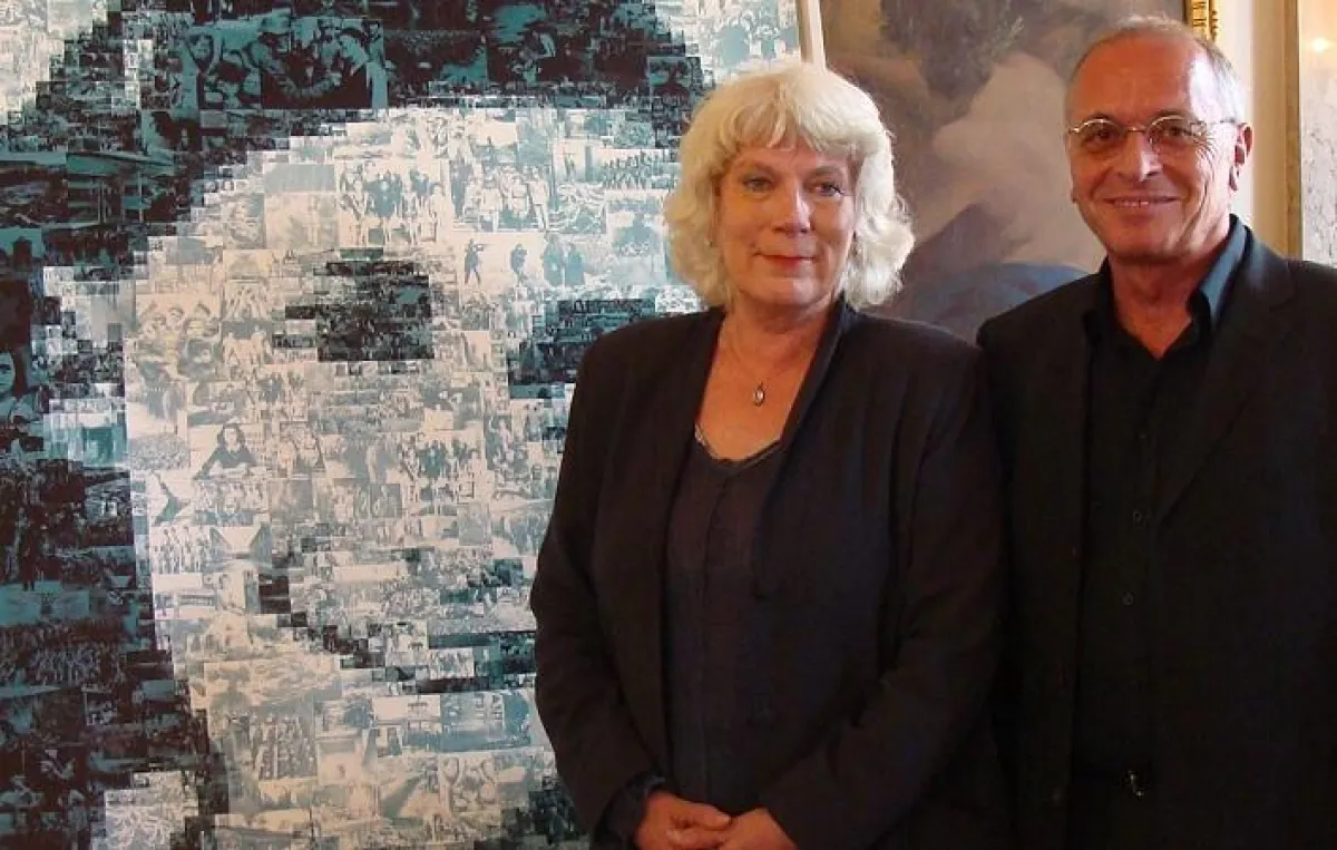 Jutta Ebeling und Theo Hues - Ausstellungseröffnung im Bolongaropalast