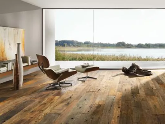 Bild: Harmonie fürs Auge: Individuelles Boden-Kunstwerk durch Upcycling