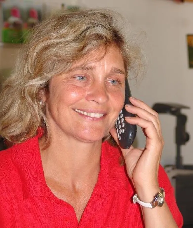 Die Pflegedienstchefin Evelin Funke