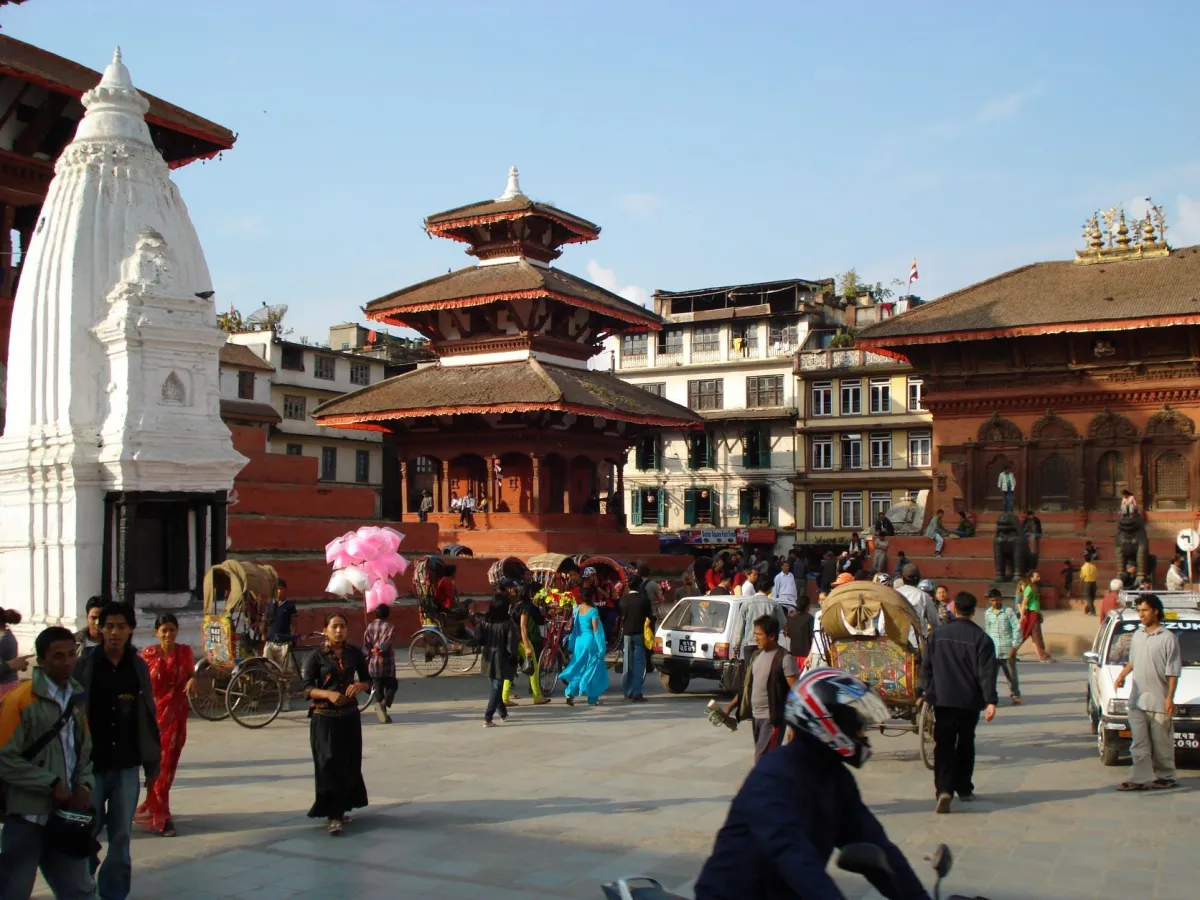 Kathmandu Tempelplatz (© Deutsch-Asiatischer Wirtschaftskreis e. V.)