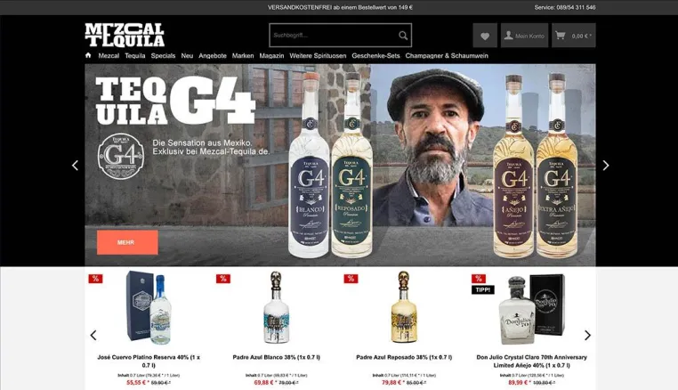 Bild: Mezcal und Tequila online kaufen