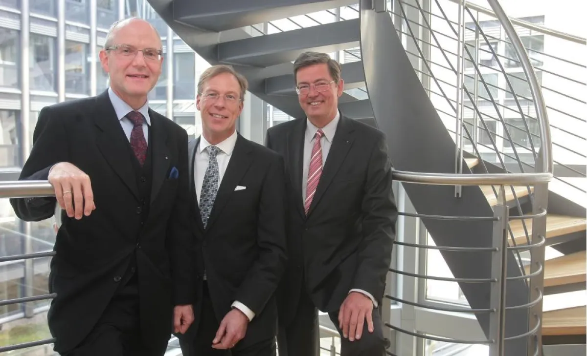Zufrieden: Heinrich Engelken, Dr. Guido Brune und Dr. Stephan-Andreas Kaulvers (v.l.n.r.).