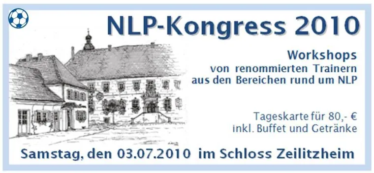 Bild: Zur WM gerüstet - NLP Kongress im Schloss Zeilitzheim