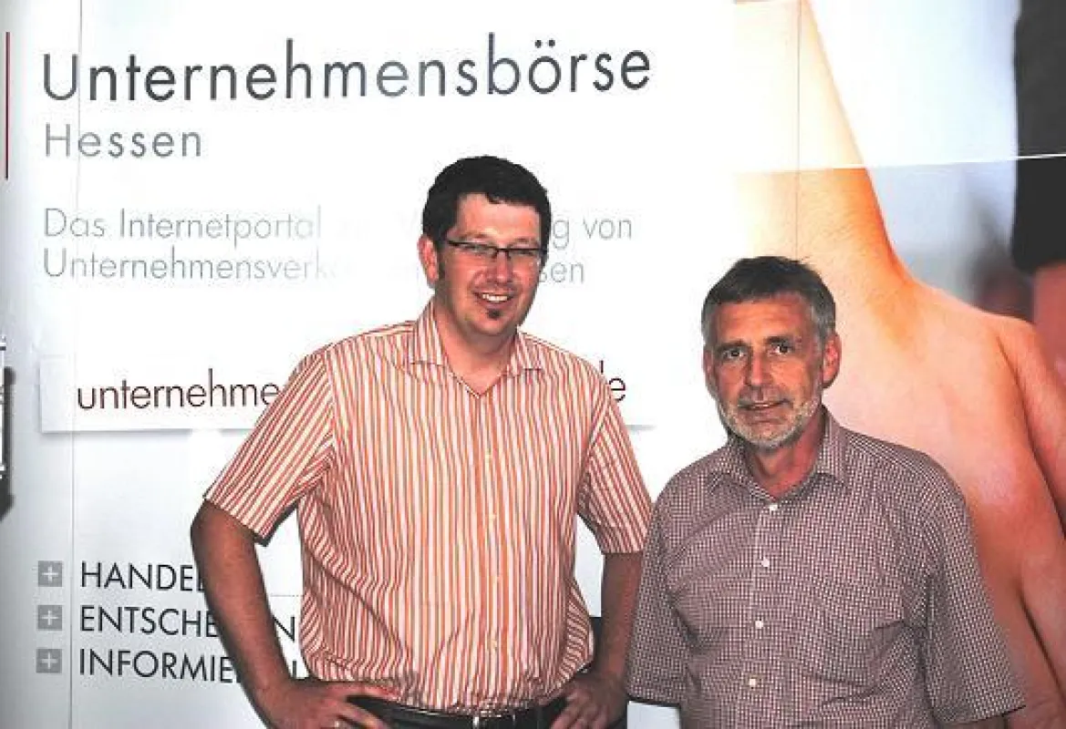 v.l. Jens Olbrich, Helmut Weller