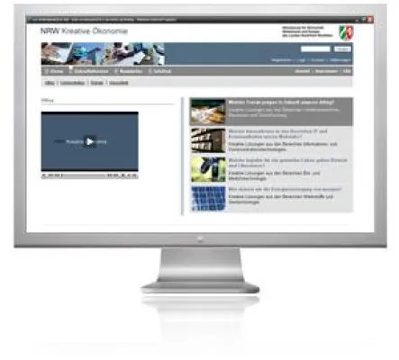 Web 2.0-Plattform für das Land Nordrhein-Westfalen auf TYPO3-Basis Bild: Web 2.0-Plattform für das Land Nordrhein-Westfalen auf TYPO3-Basis