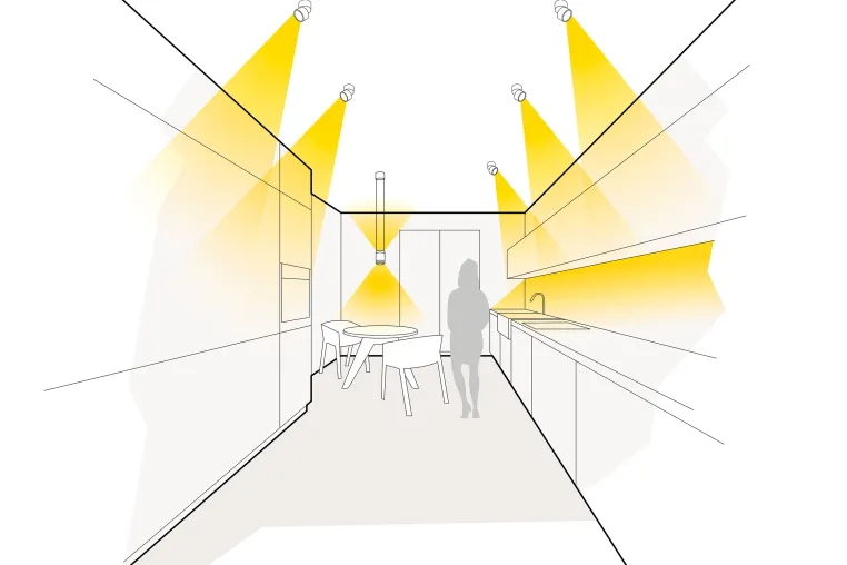 Licht in der Küche: funktional und doch geschmackvoll Bild: Licht in der Küche: funktional und doch geschmackvoll