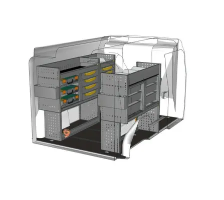 Bild: Bei den Servicefahrzeugen verlässt sich ein berühmter Aufzughersteller auf StoreVan