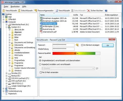 Bild: aborange Crypter: Kostenloser Schutz privater Daten