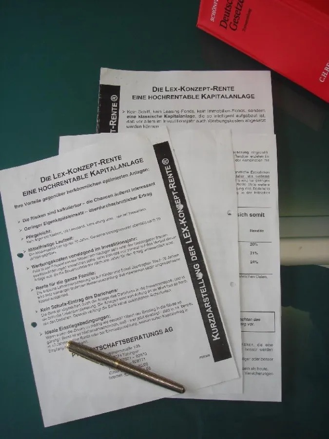 Lex-Konzept-Rente, eines von vielen gescheiterten Rentenmodellen