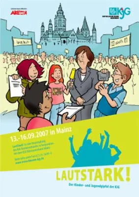 Bild: Kindergipfel \"LautStark!\" der KJG vom 13.-16.9. in Mainz mit Politikern aus Bundes- und Landtag