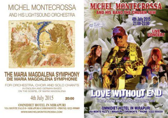 Bild: Einladung zum Friedensfestival in Mirapuri mit Aufführung der 'Maria Magdalena Symphonie' & Peace Song Konzert