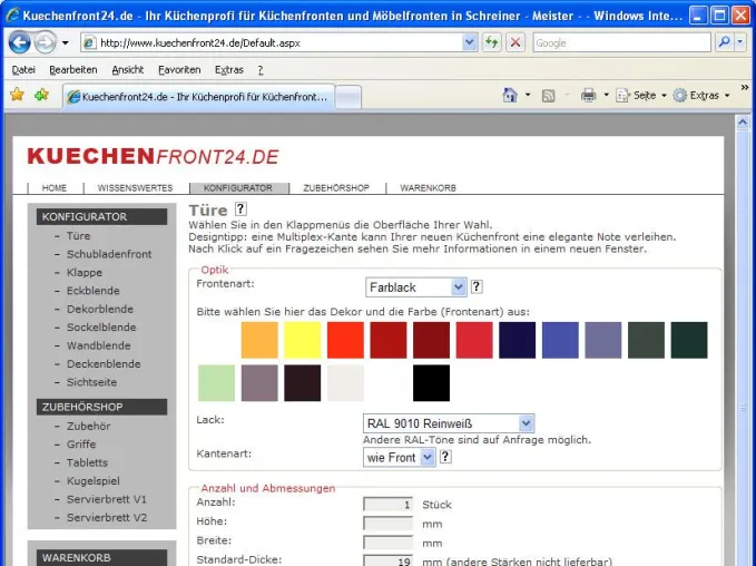 Bild: Facelift für „ungeliebte“ Küchen - kuechenfront24.de bietet neue Küchenfronten zur Selbstmontage