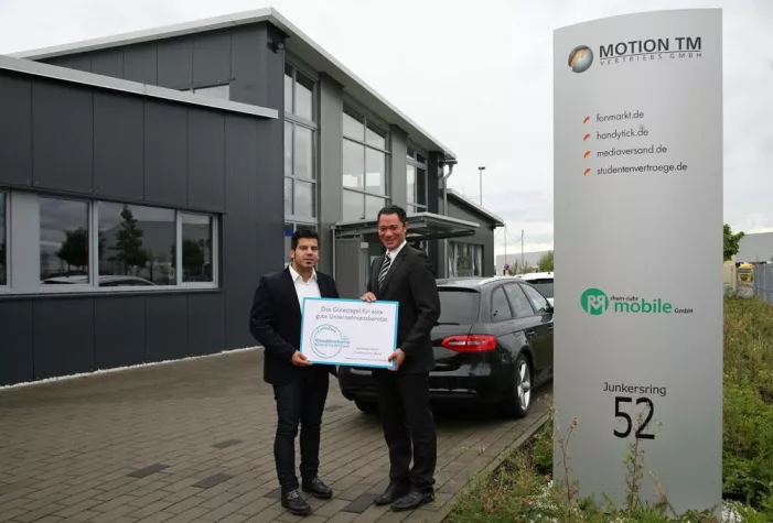 Bild: MOTION TM erhält Ceditreform Bonitätszertifikat „CrefoZert“