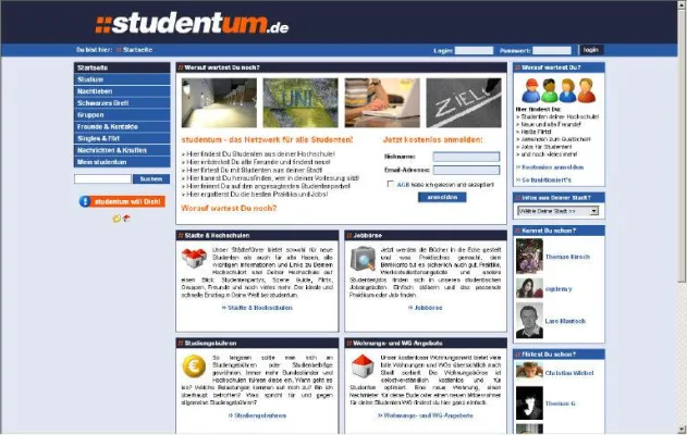 Bild: studentum.de im neuen Gewand