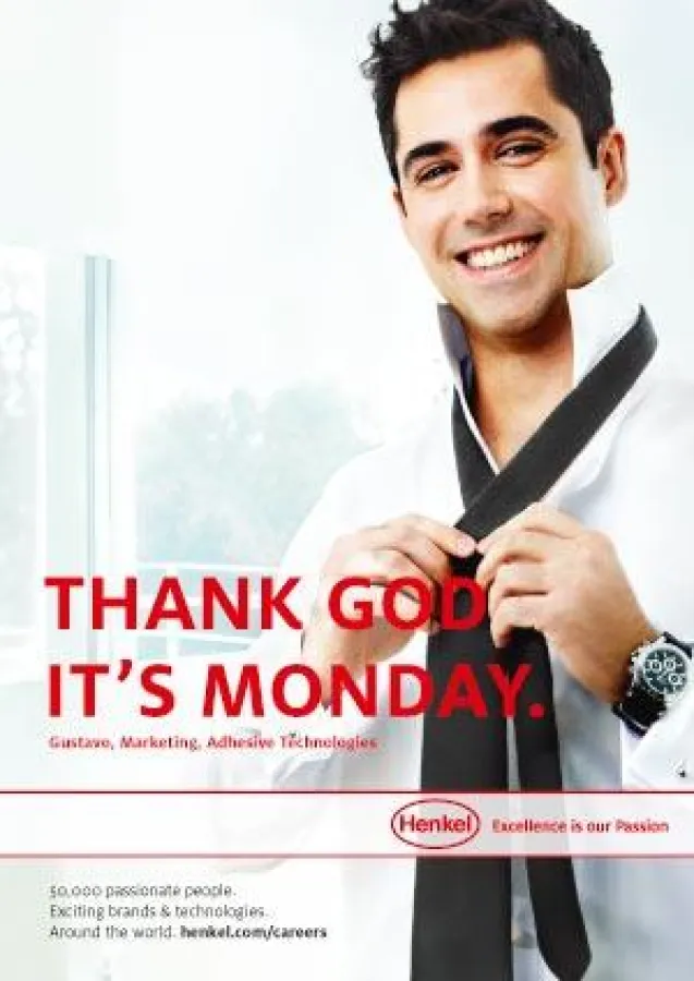 In der Employer Branding-Kampagne stehen Henkel-Mitarbeiter im Mittelpunkt.