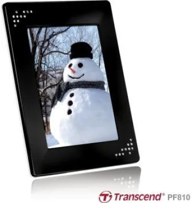 Neu mit 8-Zoll-Display - Der digitale Bilderrahmen PF 810 von Transcend Bild: Neu mit 8-Zoll-Display - Der digitale Bilderrahmen PF 810 von Transcend