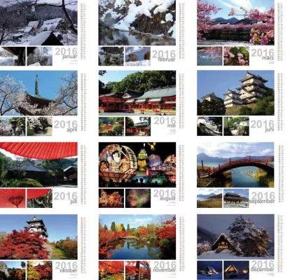 Bild: Neuer faszinierender Japan-Kalender zum Vorzugs-Preis