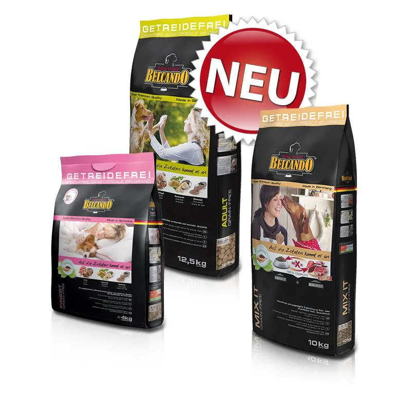 Die neuen BELCANDO-Produkte ohne Getreide