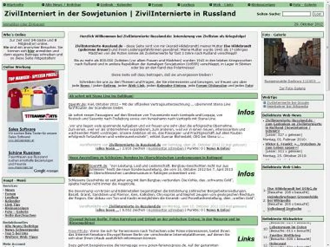 ZivilInternierte-Russland.de Screenshot