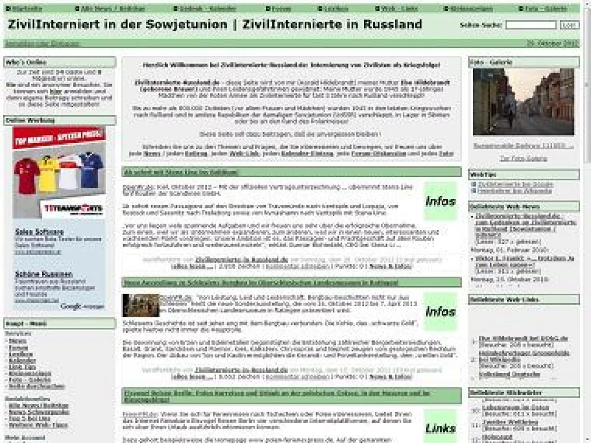 ZivilInternierte-Russland.de Screenshot