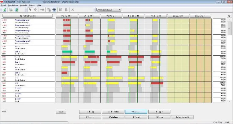 Elektronische Plantafel hd-dispoNT in neuer Version 8.2 Bild: Elektronische Plantafel hd-dispoNT in neuer Version 8.2