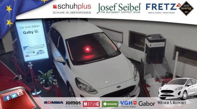 Bild: Übergrößen-Schuhspezialist schuhplus verlost Ford Fiesta - präsentiert von Weser Report