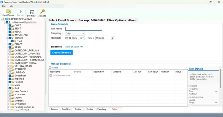Bild: BitRecover E-Mail Backup Software erweitert Funktionsumfang um automatische Zeitplanung für Backups