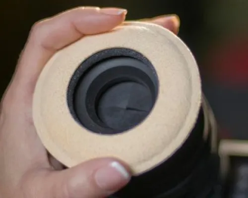 Bild: Preisgekröntes 16x9 Shut Eye schützt vor Einbrennern auf dem LCD-Display im Sucher