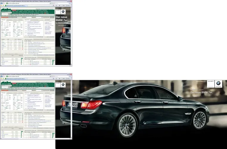 Bild: Größtes Expandable Ad der Welt - Plan.Net und EyeWonder setzen neue Maßstäbe in der interaktiven Online-Werbung