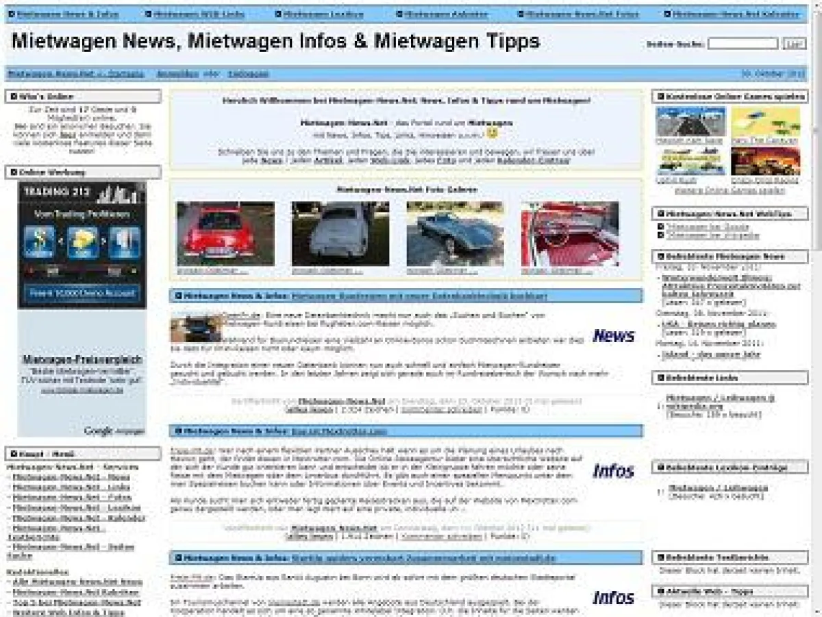 Mietwagen-News.Net Screenshot