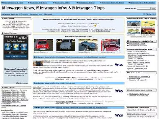 Bild: Mietwagen-News.Net jetzt mit kostenlosen Online Games