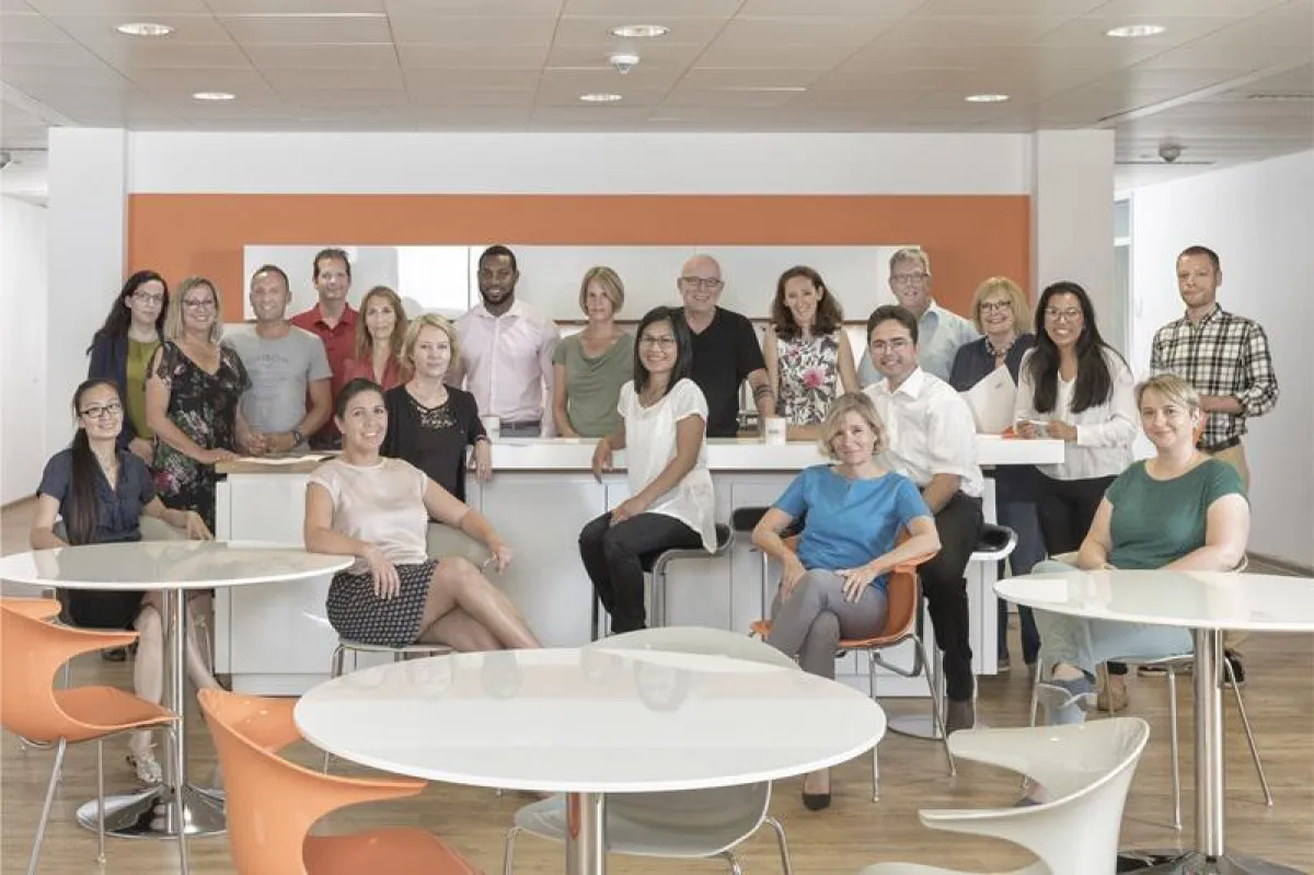 Das Heidelberger SVP-Team in seinem neuen Domizil