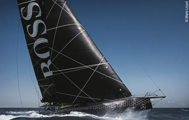 Bild: Neue HUGO BOSS auf Kurs zur Vendée Globe 2016 – mit laufenden Seilen von Gleistein Ropes