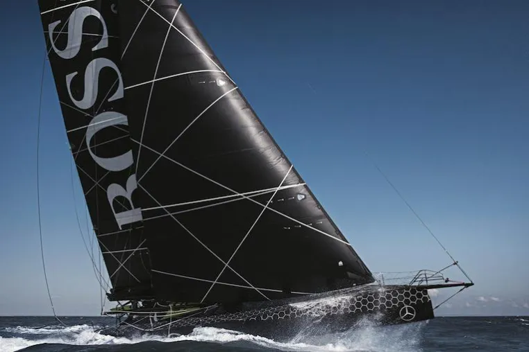 Bild: Neue HUGO BOSS auf Kurs zur Vendée Globe 2016 – mit laufenden Seilen von Gleistein Ropes