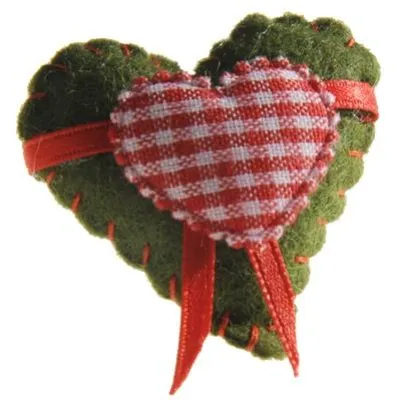 Bild: Filz-Anstecker für die Wiesn-Tracht vom brave flower Shop
