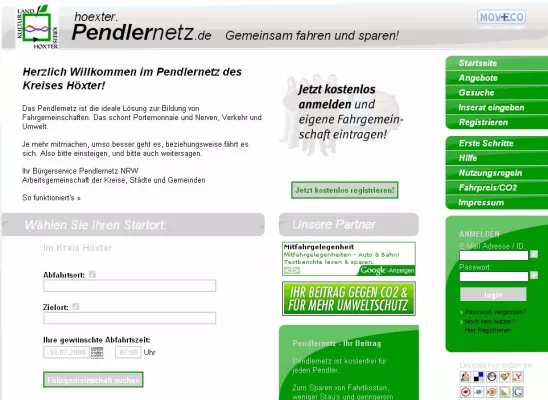 Bild: Anklicken und Abfahren - Der Kreis Höxter bietet für Berufspendler einen neuen Online-Bürgerservice an