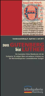 Bild: „Von Gutenberg bis Luther“: Bibelgalerie zeigt Schätze der Buchdruckerkunst
