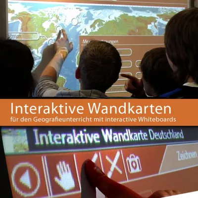 Video von der interaktiven Wandkarte von KLETT im Einsatz am interactive Whiteboard Bild: Video von der interaktiven Wandkarte von KLETT im Einsatz am interactive Whiteboard