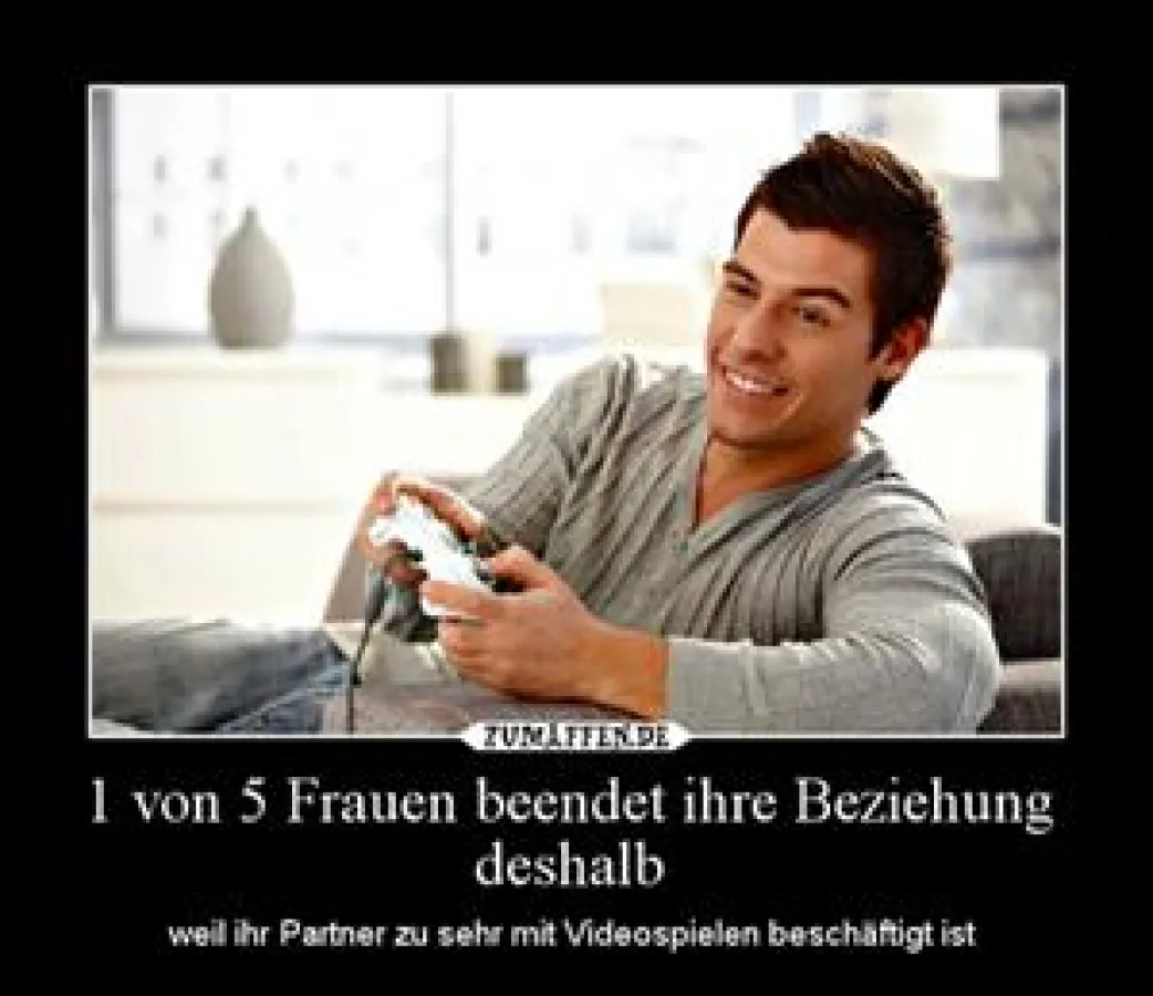 Zu häufiges Zocken kann die Beziehung gefärden.