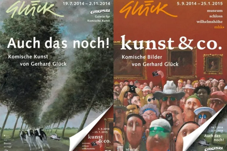 Zwei Ausstellungen in Kassel würdigen den Meister der Komischen Kunst Gerhard Glück Bild: Zwei Ausstellungen in Kassel würdigen den Meister der Komischen Kunst Gerhard Glück
