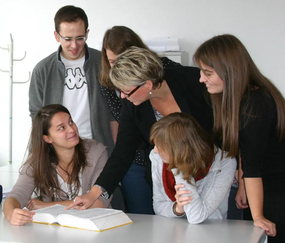 Im Unterricht an der Übersetzer- und Dolmetscherschule