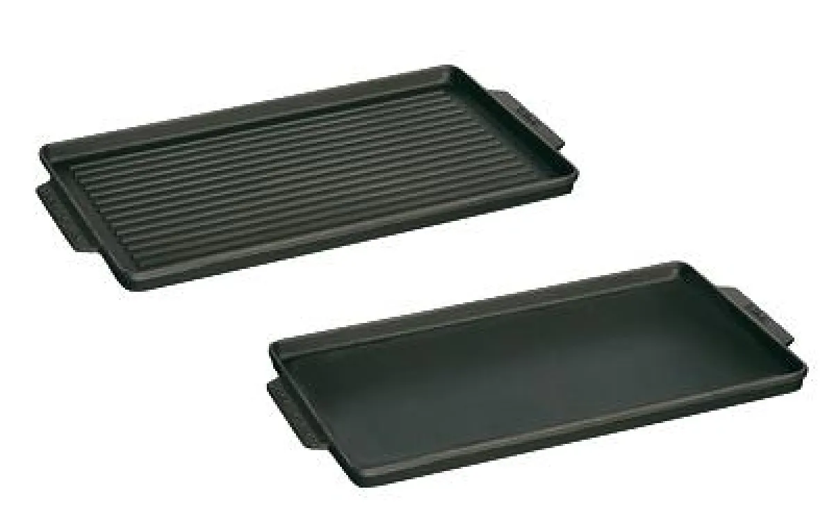 Grillplatten mit und ohne Rippen