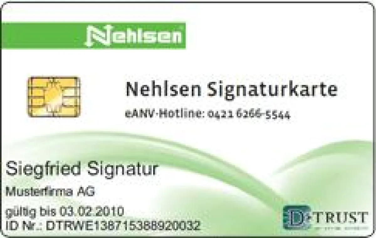 Nehlsen Signaturkarte: Neben der passenden Hardware bietet das Unternehmen auch eine ausgereifte Softwarelösung